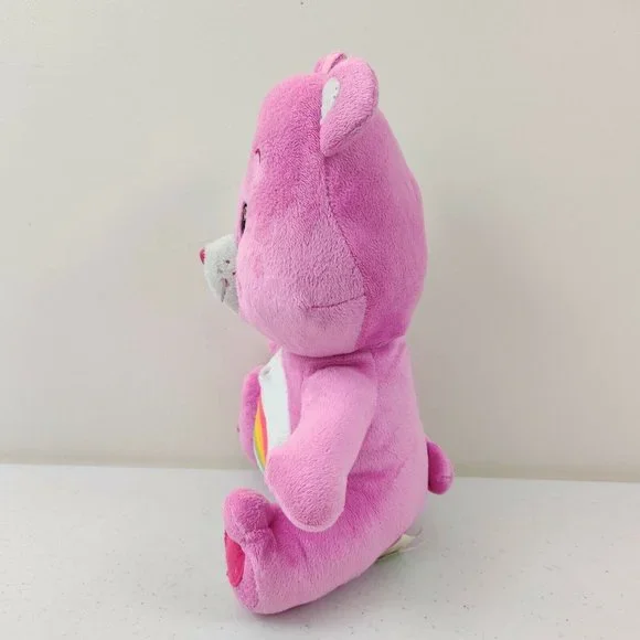 Care Bears Cheer Bear Plush Stuffed Animal Kellytoy 12" Sitting 2016 Pink Toy - Picture 7 of 12
